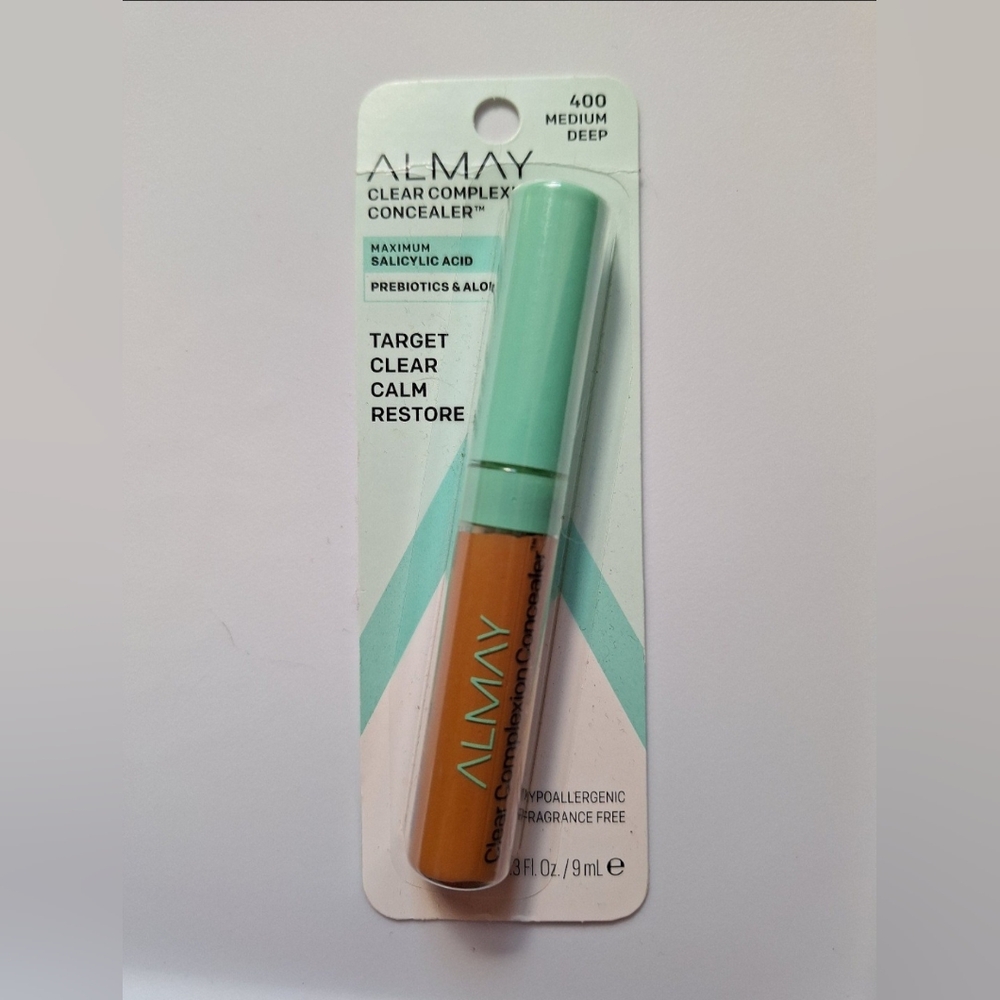 Almay clear complexion concealer in 400 medium deep
